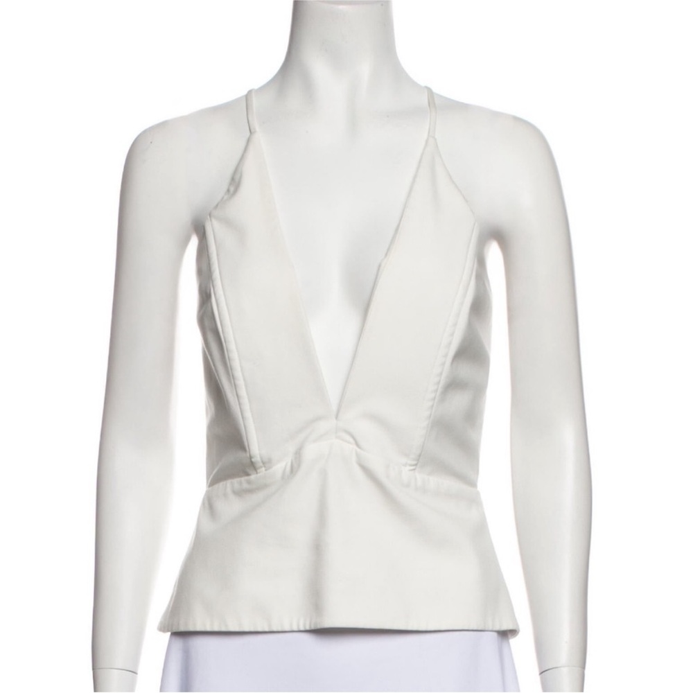 Mason by Michelle Mason deep V sleeveless top